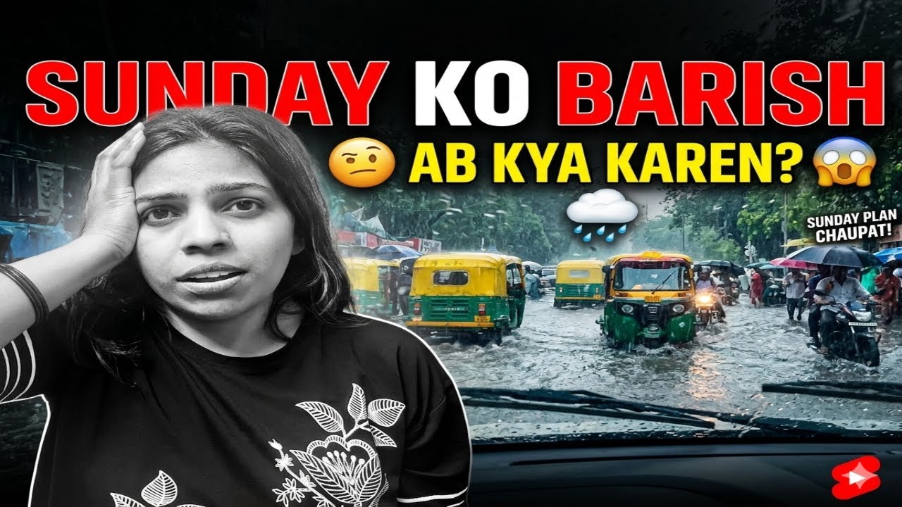 Sunday Ko Barish Sara Plan Chaupat | Creative Videos | Rubi Vlog 