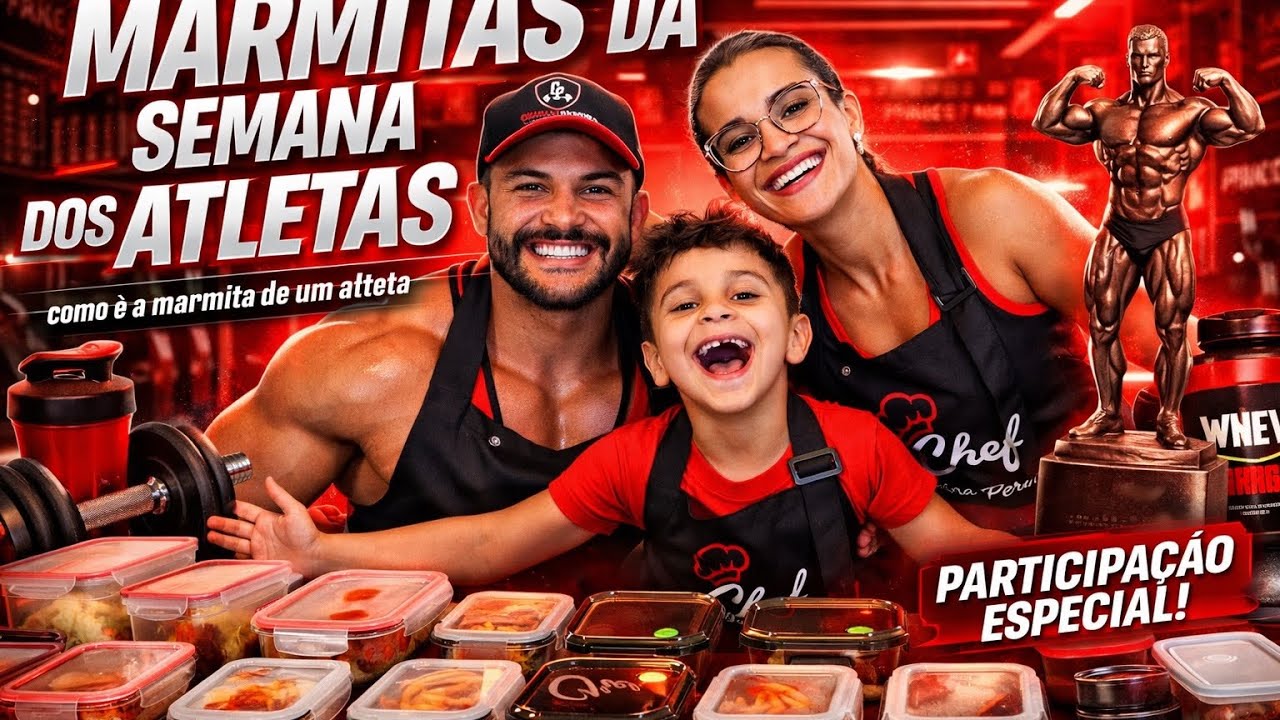 MUNDO FITNESS - MARMITAS DA SEMANA COM OS ATLETAS 