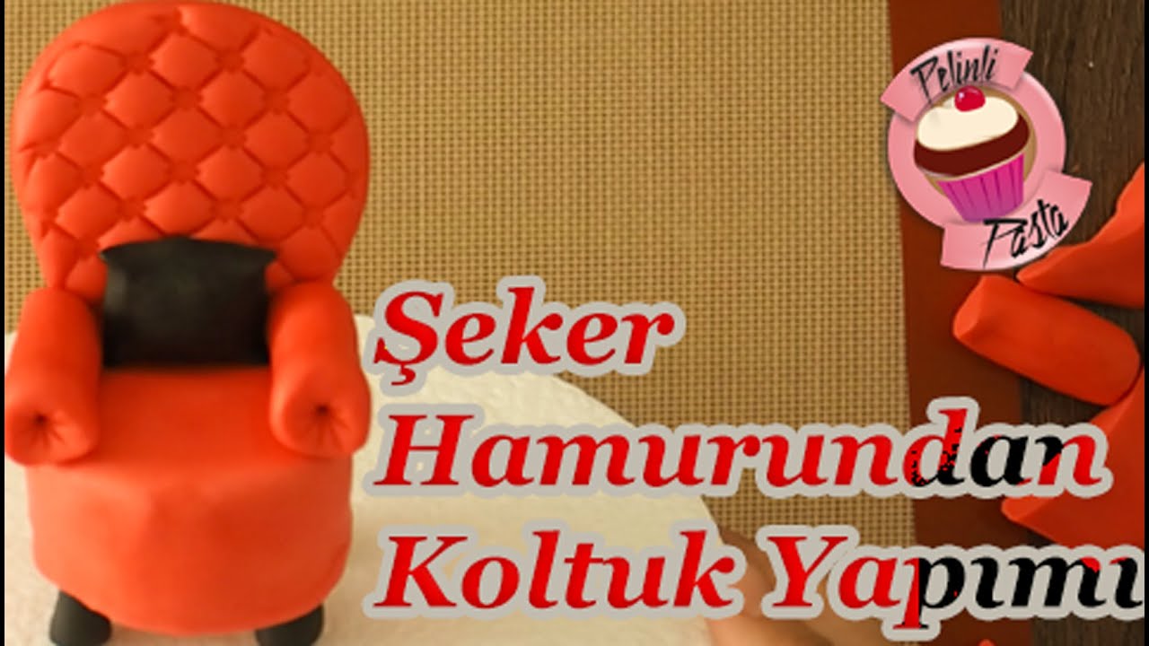 Şeker Hamurundan Koltuk Nasıl Yapılır ? | How to Make a Sofa from Fondant ?