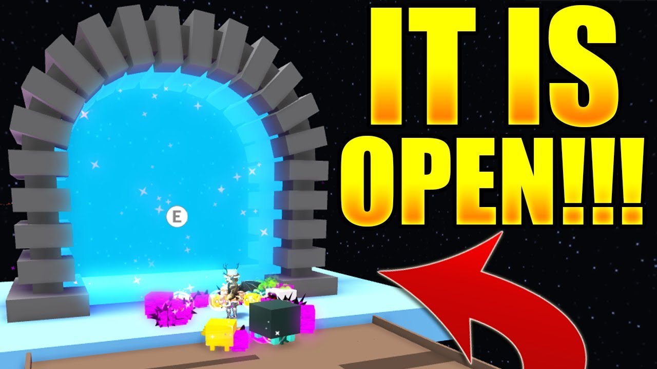 THE PORTAL OPENED IN THE FINAL UPDATE OF PET SIMULATOR! Roblox