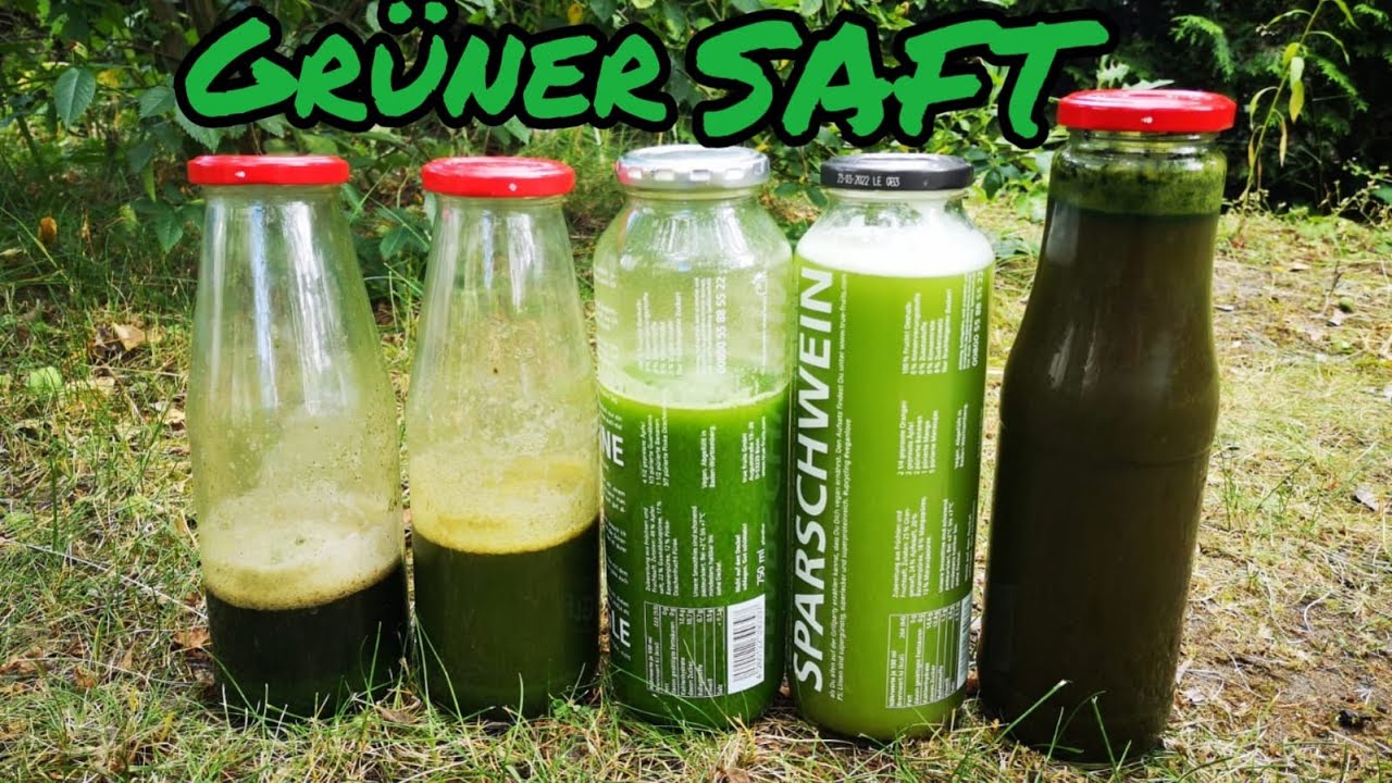 Diese 5 GRÜNEN Säfte trinke ich an einem Tag!