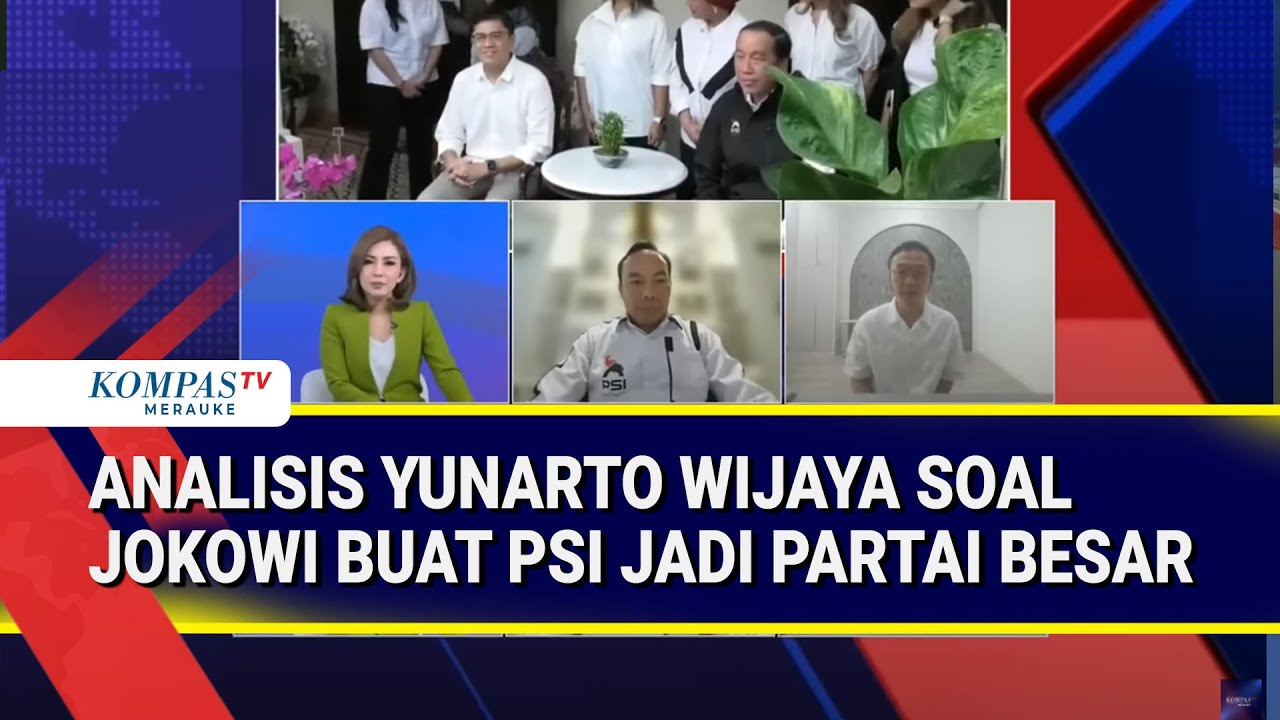 Analisis Keberhasilan Jokowi Buat PSI Jadi Partai Besar Begini Kata Pengamat Yunarto Wijaya