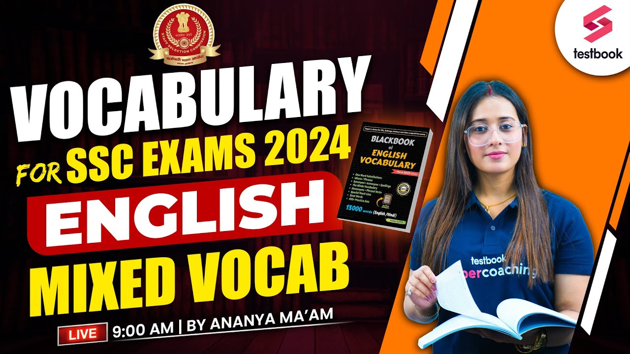 SSC Exams 2024 English Vocabulary | Mixed Vocab For SSC | By Ananya Ma'am