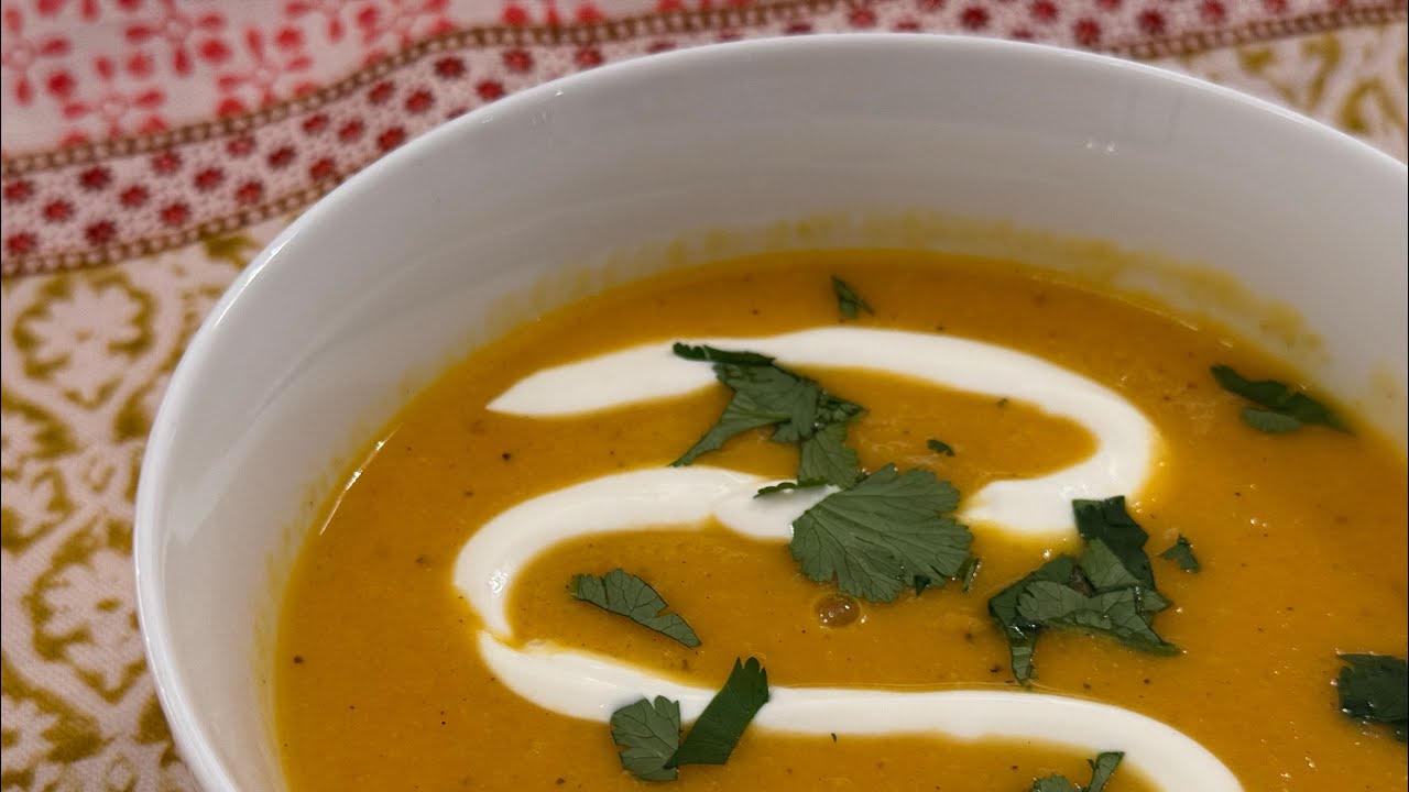 Carrot & Coconut Soup