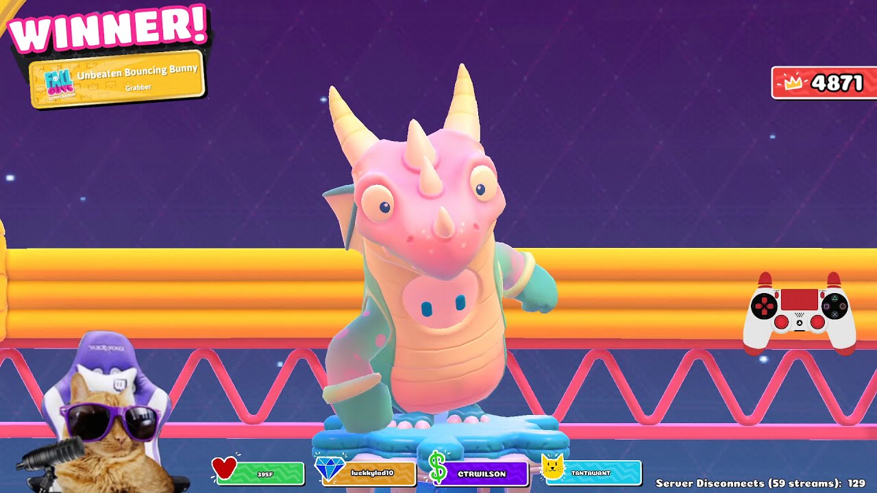 TOP 1 PLAYER IN FALL GUYS  gameplay - fall guys pro gameplay 4800 wins