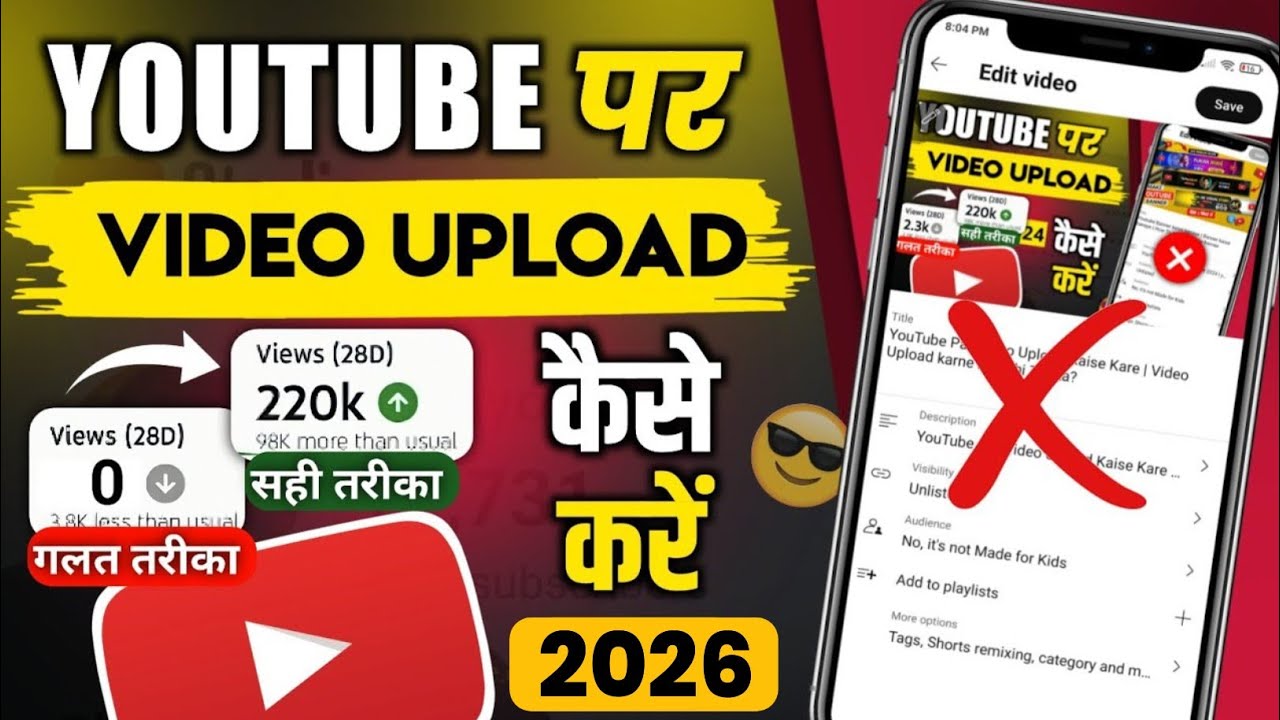 Youtube Par Video Upload Kaise Kare| video upload karne ka sahi tarika kya hai