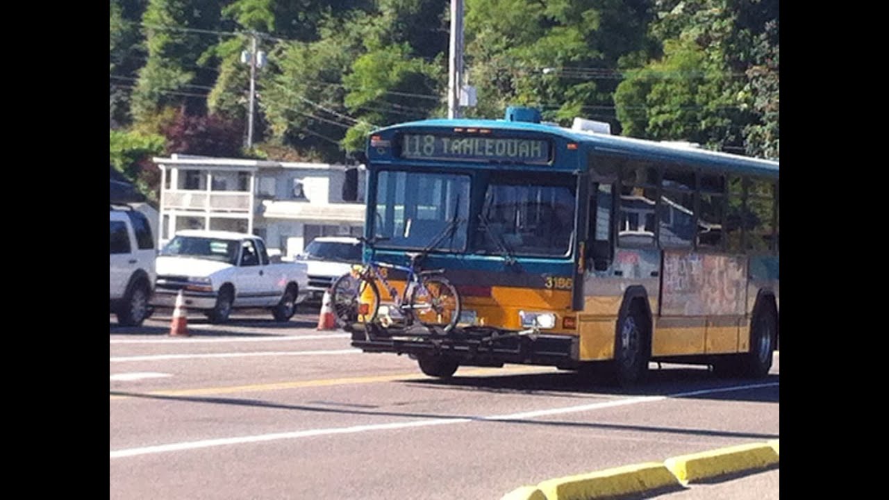 Vashon Island Special!!!!! King County Metro 1997 Gillig Phantom 35' 3186 on route 118 to Tahlequah