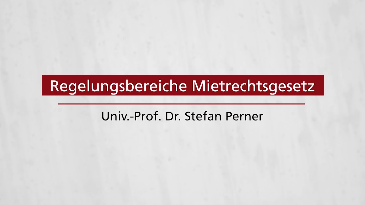 Perner/Spitzer/Kodek - Abschnitt 4.3 - Regelungsbereiche MRG