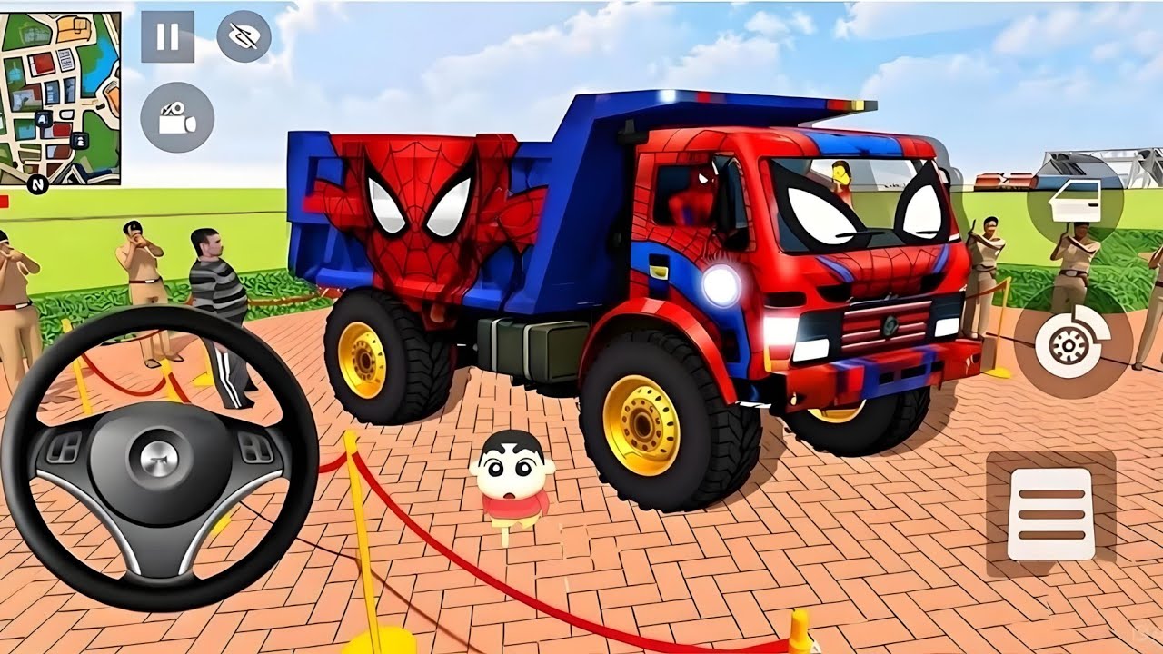 🤑Indian Thift Auto Simulator🤩Indian Showroom Purchase😯Luxiry Spiderman Face Dumepr Truck& Car🥳Game
