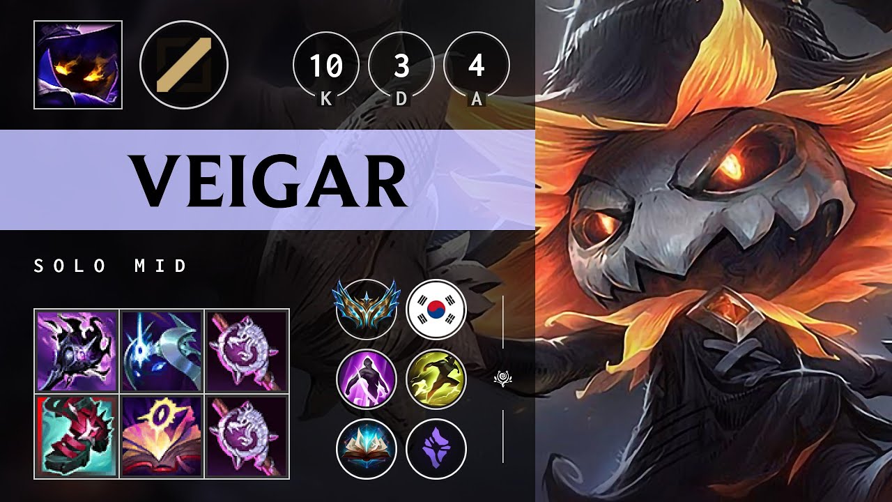 Veigar Mid vs Twisted Fate - KR Challenger Patch 25.13
