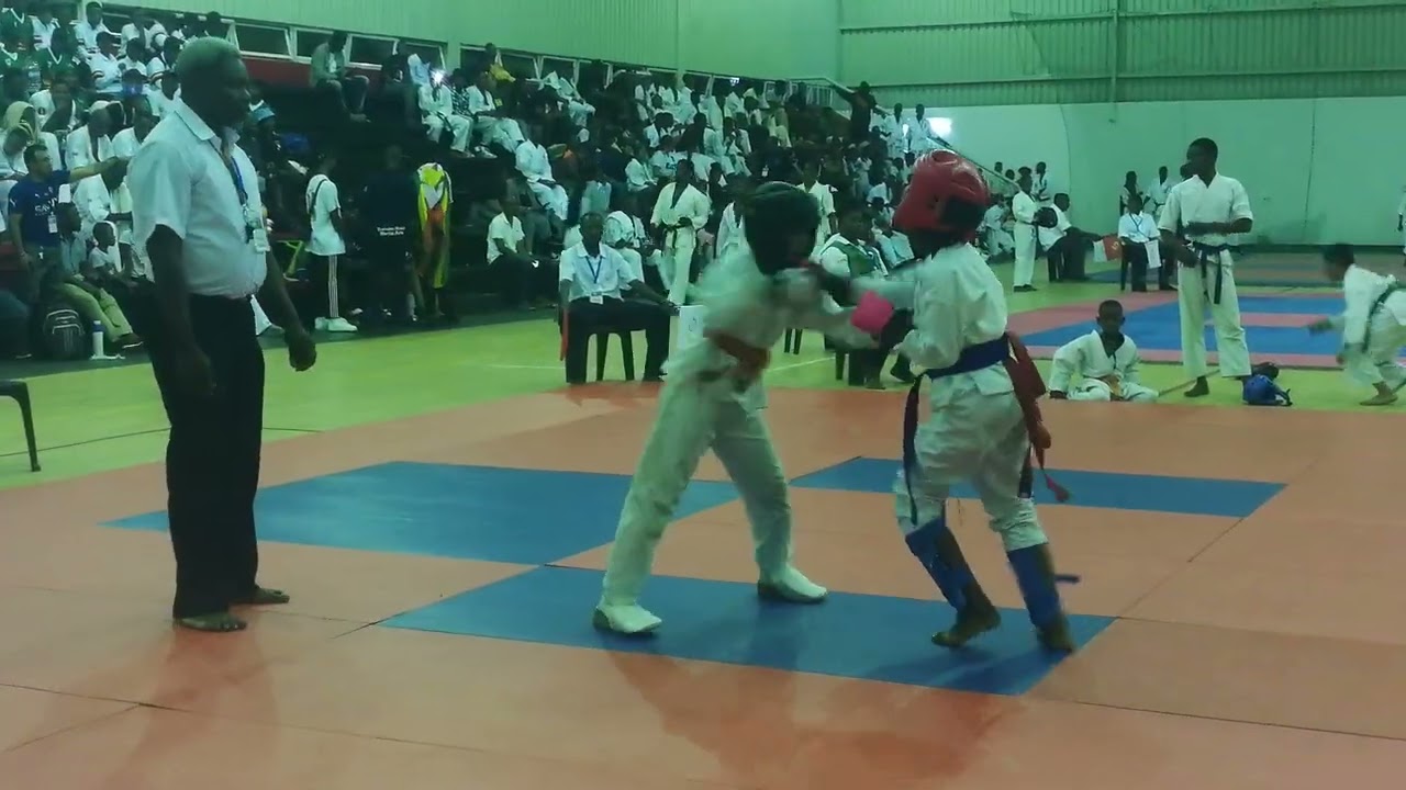Girls category Under 12yrs 1st Kyokushin kenbukaikan world championship zambia 🇿🇲 