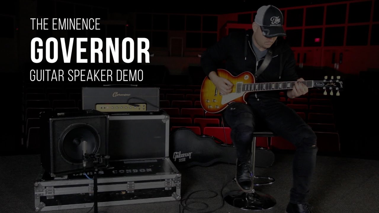The Eminence Governor Guitar Speaker Demo