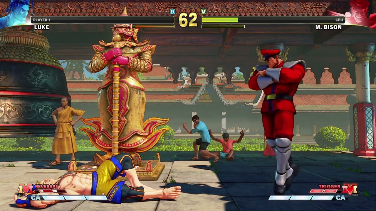 STREET FIGHTER V Luke vs M.Bison
