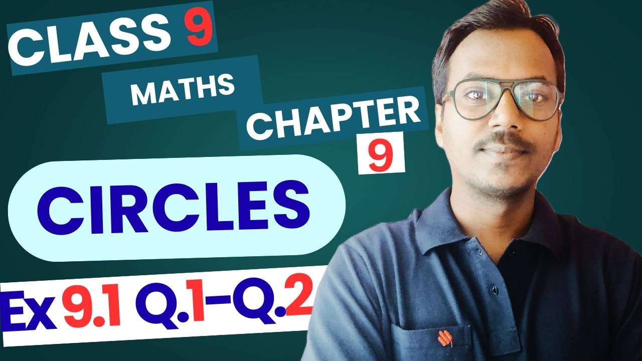 Class 9 Maths Ch 9 Ex 9.1 Q1 to Q2 Solved | Circles | NCERT | CBSE 2026 | 100 Classes by RK