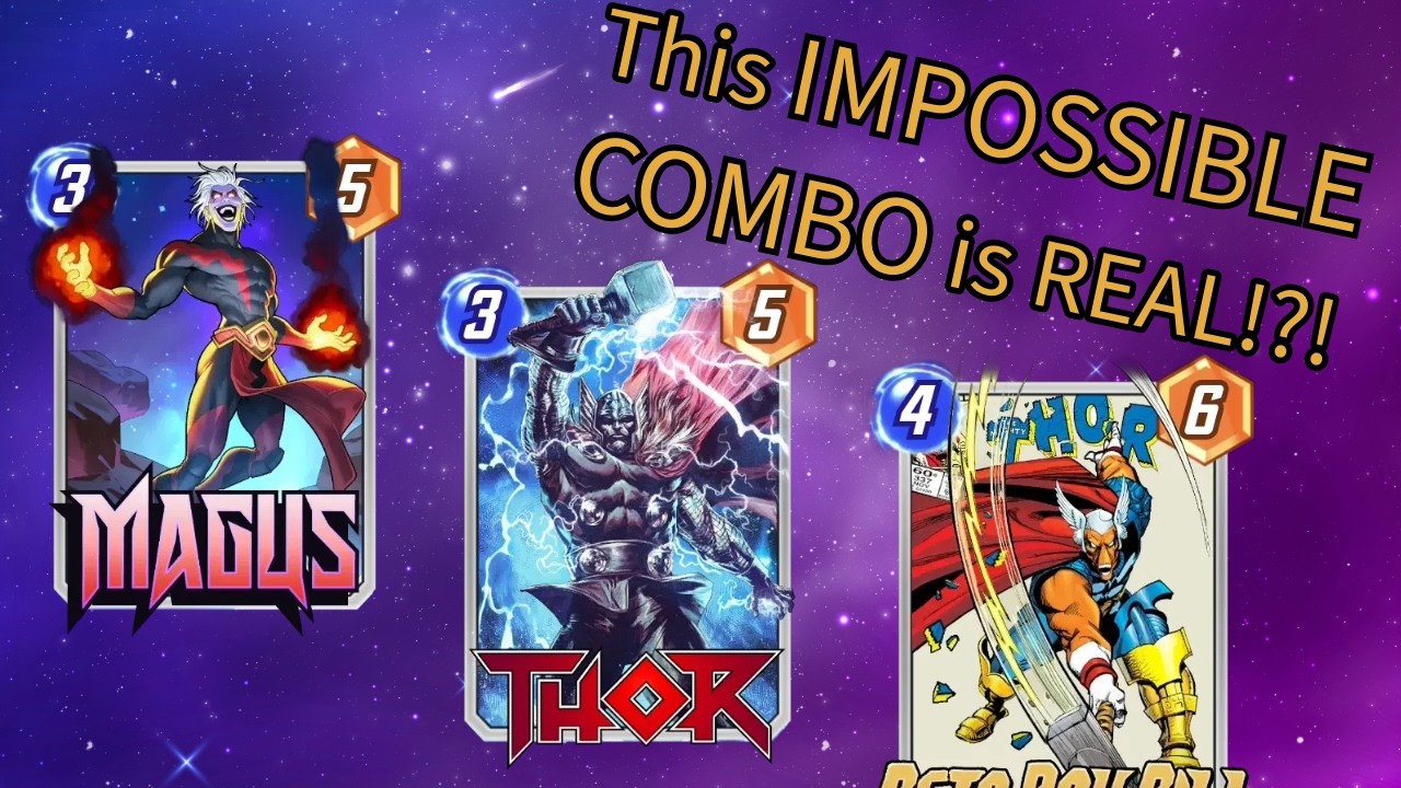 They said this combo was IMPOSSIBLE! Magus Hammer Bros works!? - Marvel Snap Deck Highlight