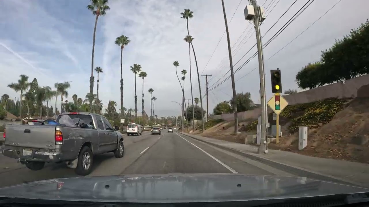 Riverside, CA  215Fwy Alessandro Blvd/Central Ave on to 91fwy Westbound. December 2024