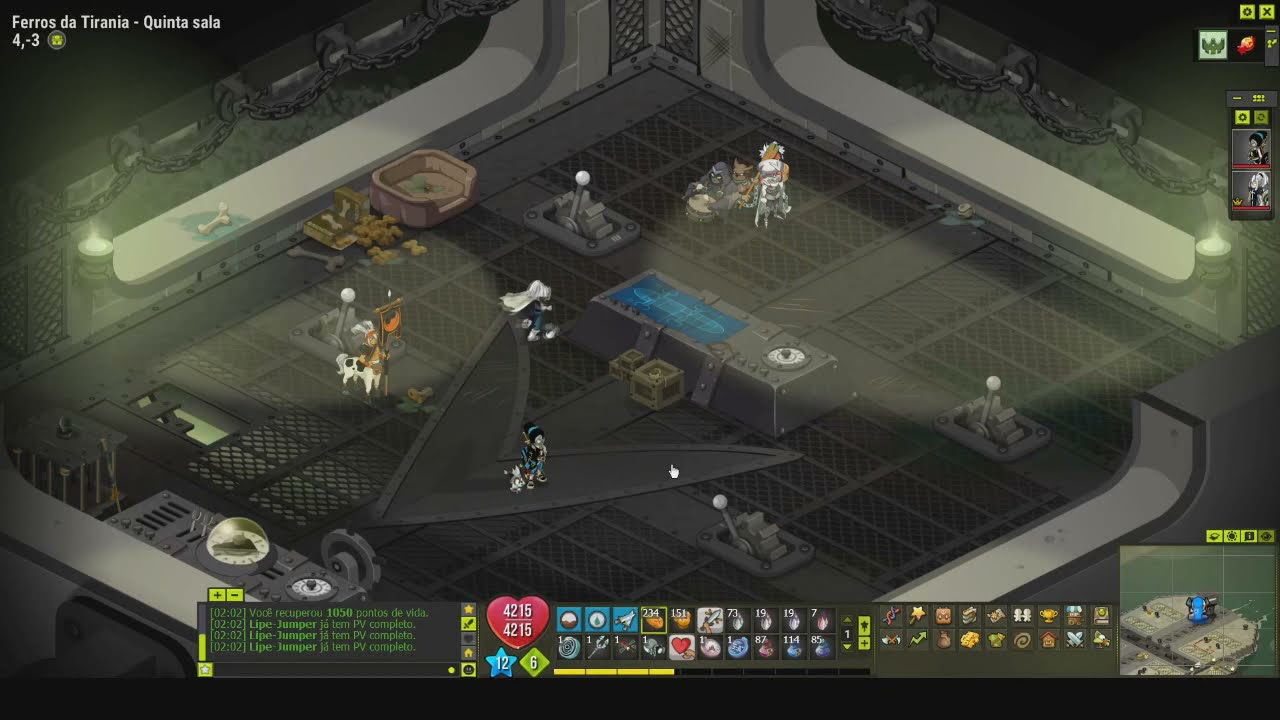 Dofus - Duo Servitude - Iop / Elio (Placement 1 / 8 tours)