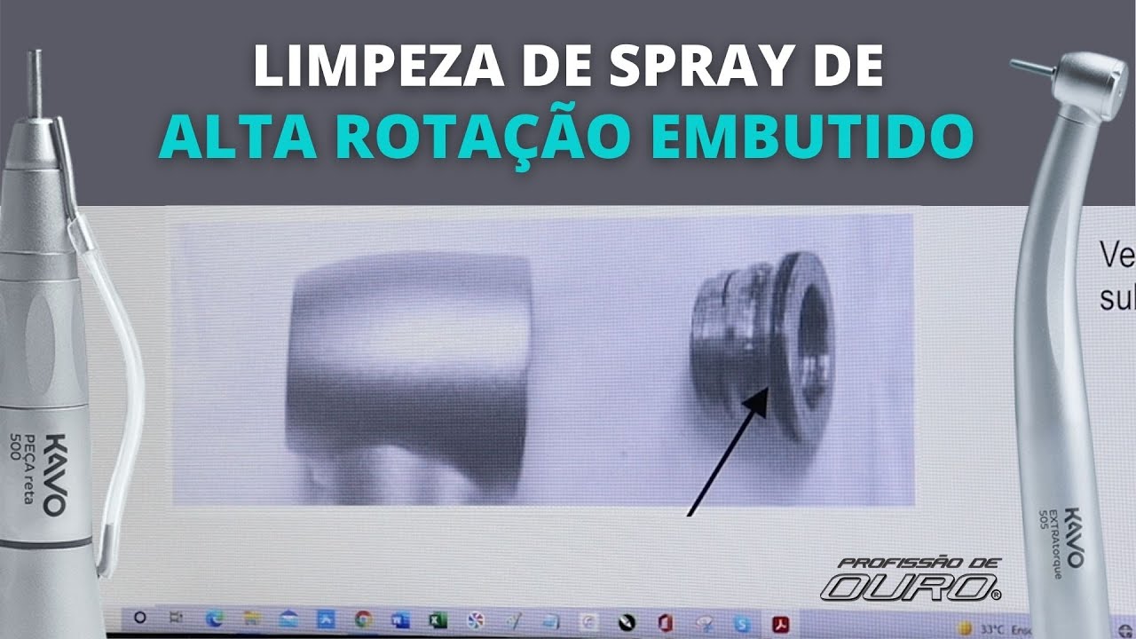 Limpeza de Spray de Alta Rotação Embutido