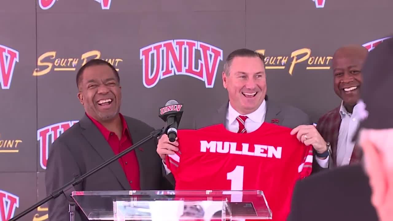 Dan Mullen officially introduced as UNLV's new head football coach