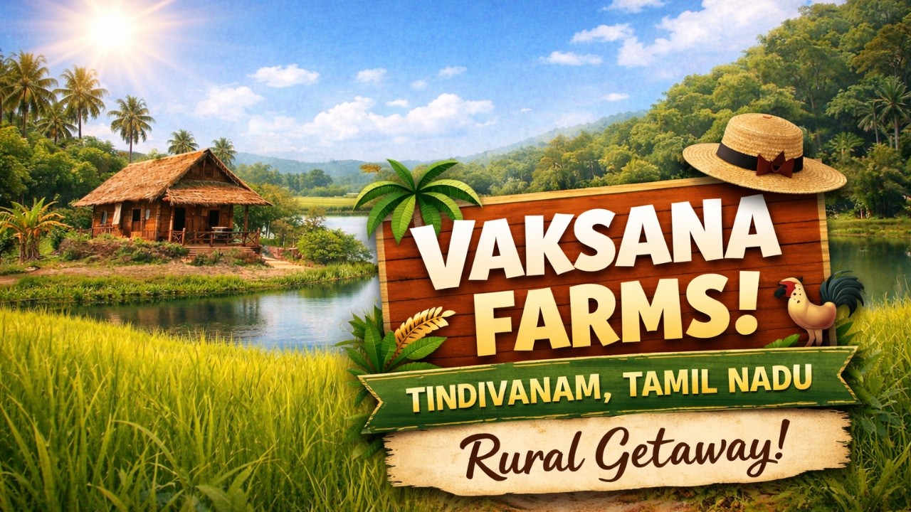 Vaksana Farms Tindivanam 🌿 | Hidden Farm Stay Near Chennai | Short Travel Vlog