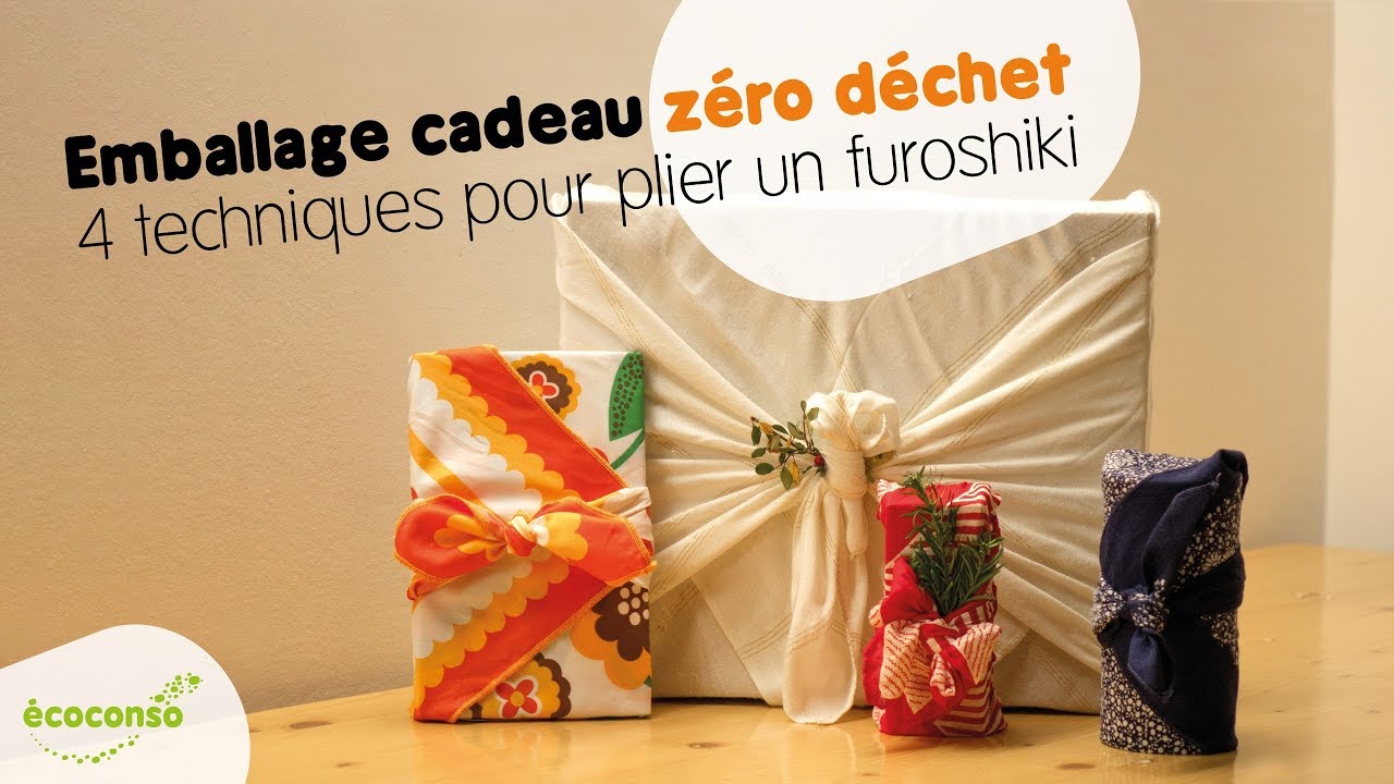Le furoshiki : emballage cadeau zéro déchet - Le tuto d'écoconso