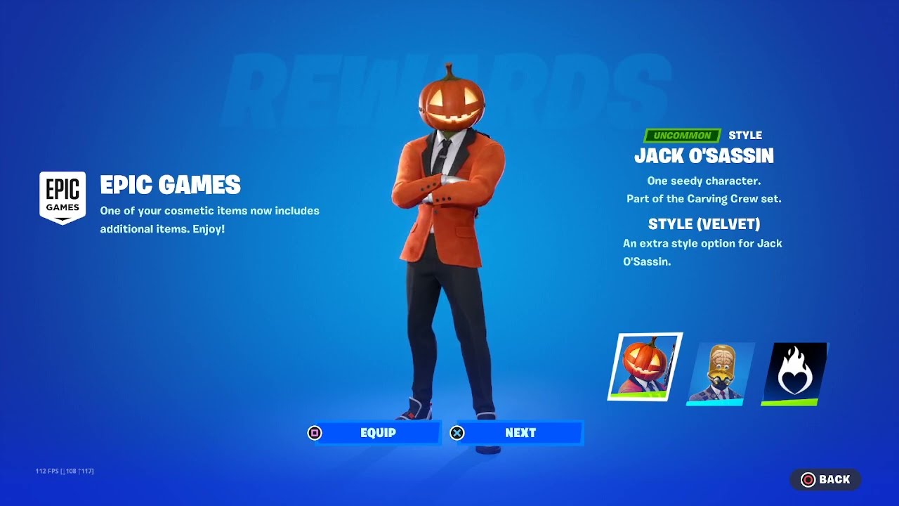 Fortnitemares NEW JACK O'SASSIN VELVET STYLE & BRAINSTORM VINTAGE STYLE!