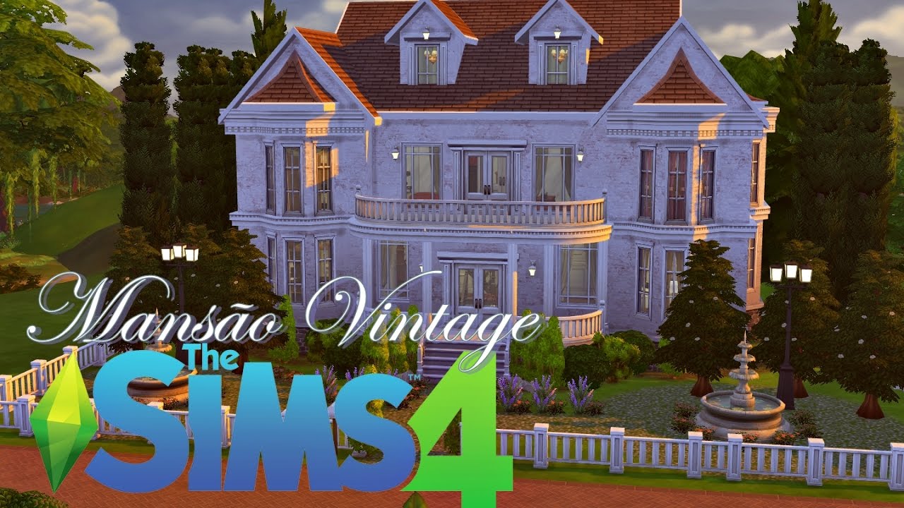 Mansão Vintage │ The Sims 4 (Speed Build)