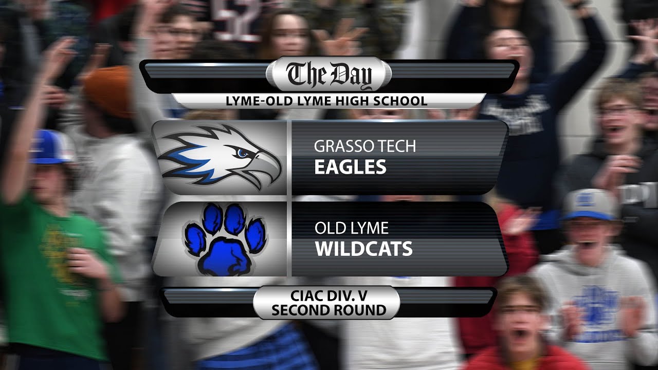 Grasso Tech at Old Lyme boys' basketball CIAC Div. V second round