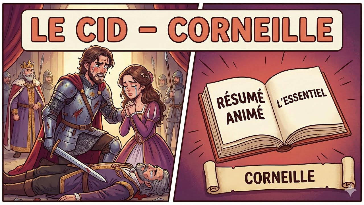 Le Cid – Corneille | Résumé animé pour comprendre l’essentiel 📚🎬