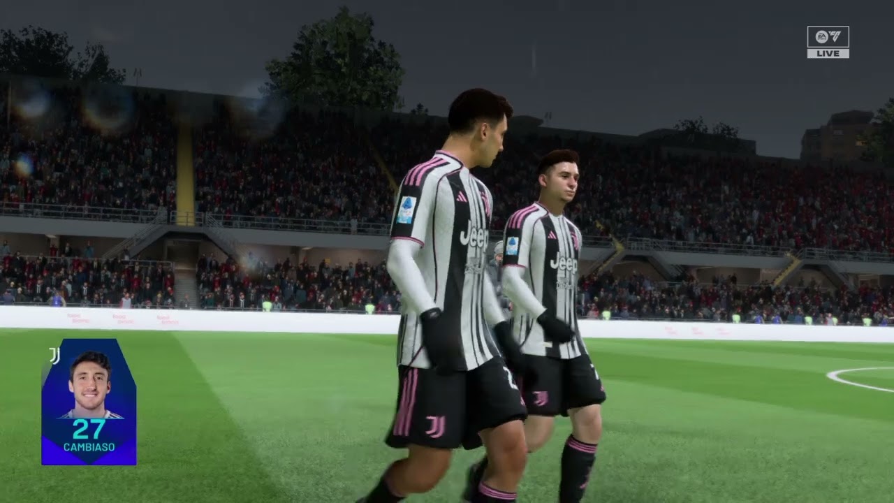 Partita su fc26 Juve vs Cagliari 