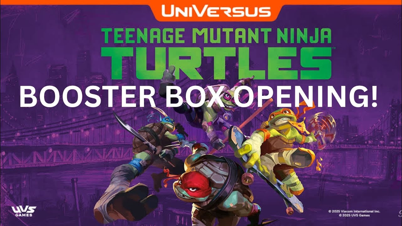 Let's Open Up a @UniVersusCCG Teenage Mutant Ninja Turtles Booster Box!