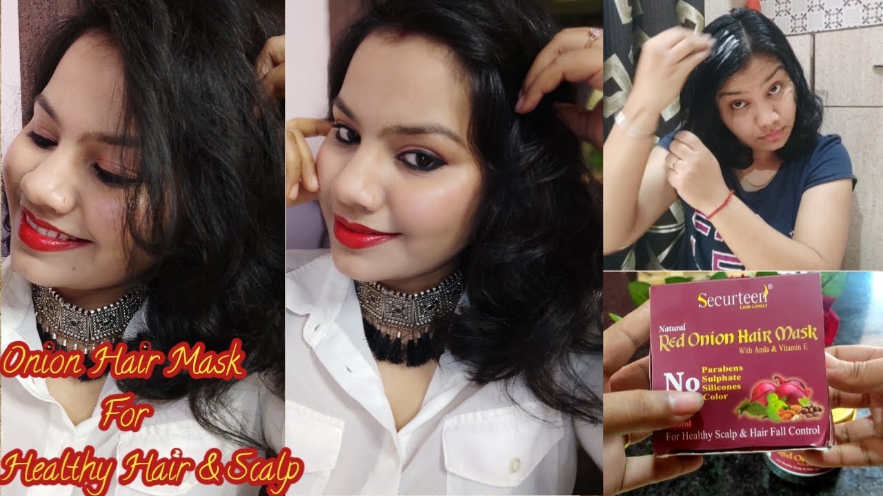 Onion Hair Mask For Hair ReGrowth | Hair Growth Tips | Securteen Onion Mask