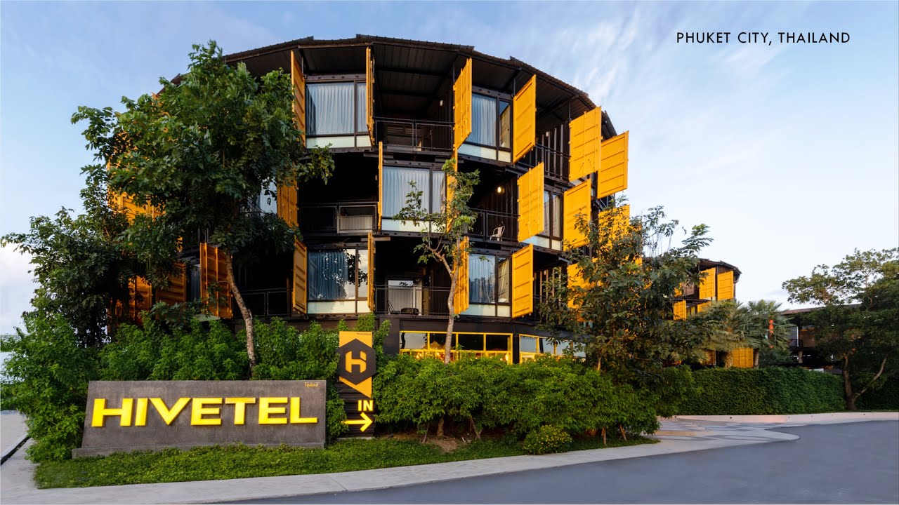 Hivetel Phuket: Shipping Container Sports Hotel in Thailand
