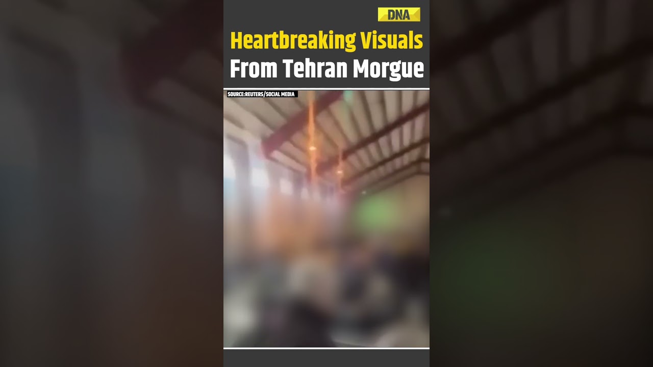 Heartbreaking Visuals From Tehran Morgue Amid Iran Protest Crackdown | World News