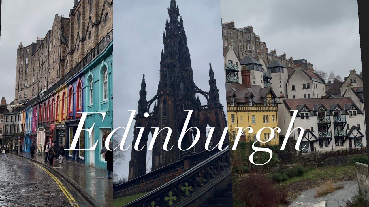 Edinburgh- Scotland | Edinburgh Castle | Dean Village | Victoria Street |