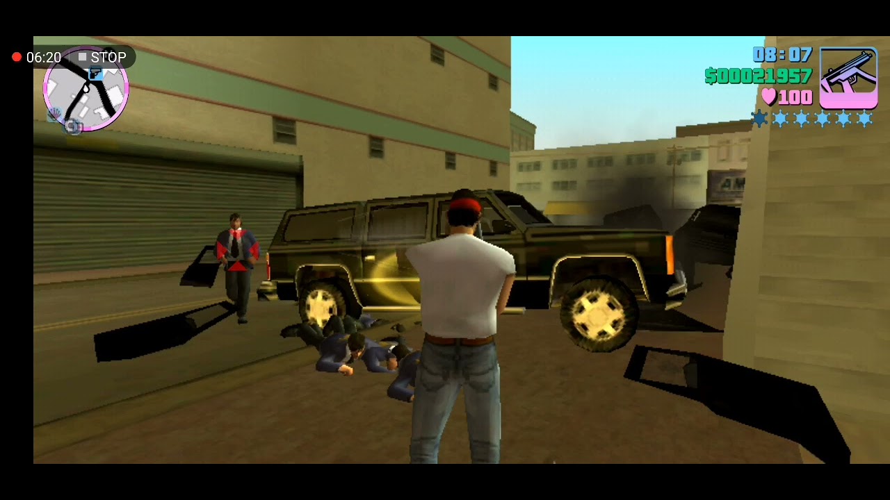 Gta Vc fbi fight.
