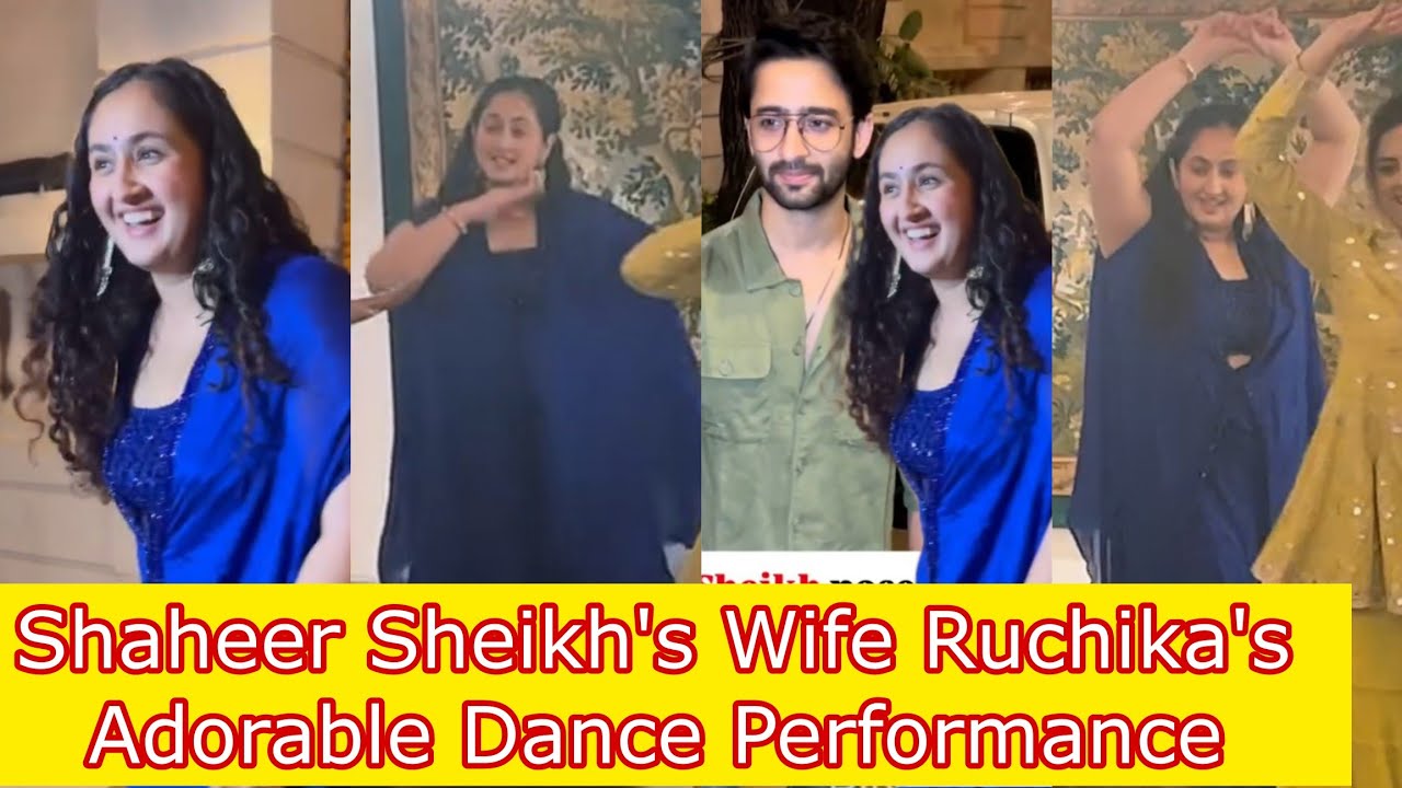 Shaheer Sheikh's wife Ruchika performs at the legends' Jitendra Kapoor anniversary party..