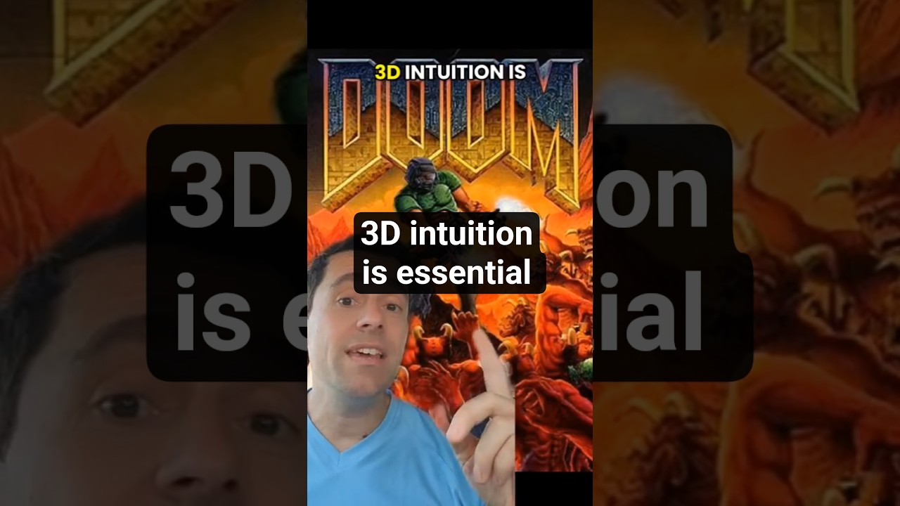 Being able to visualize in 3D is essential in calc 3 