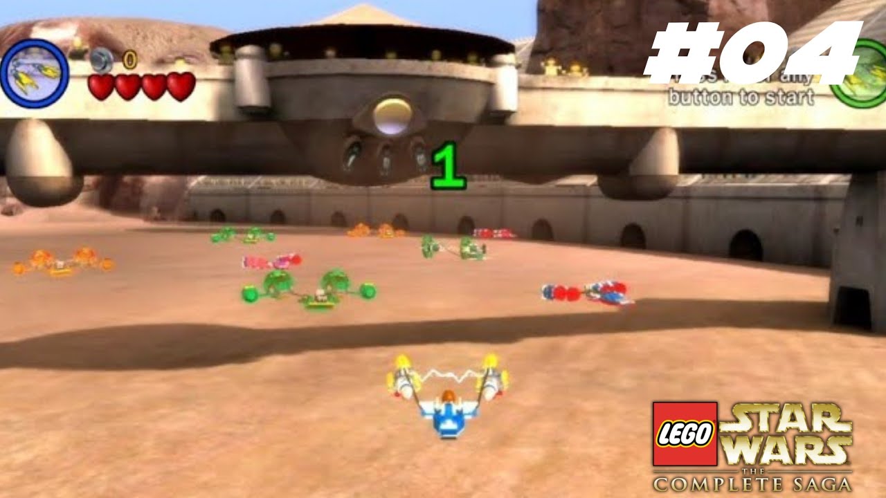 CORRIDA DE PODS! LEGO Star Wars: The Complete Saga #04 - MOS ESPA POD RACE!