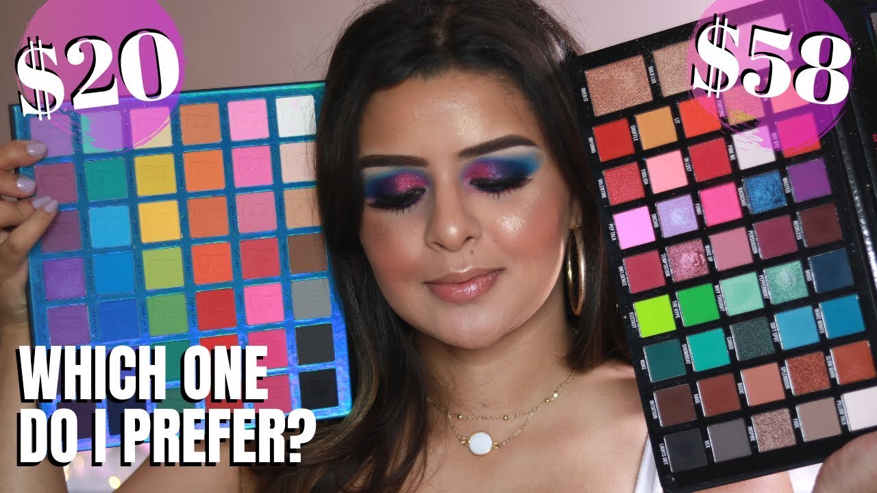BPERFECT CARNIVAL XL PRO PALETTE vs BEAUTY BAY EYN BRIGHT MATTE 42N PALETTE | SHEILA SHIMMERS