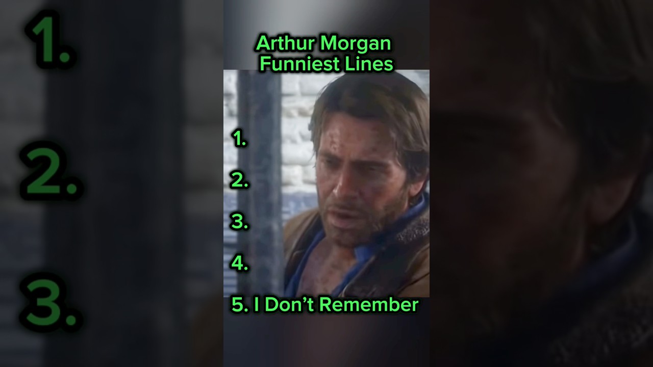 Arthur Morgan&rsquo;s Funniest Lines!