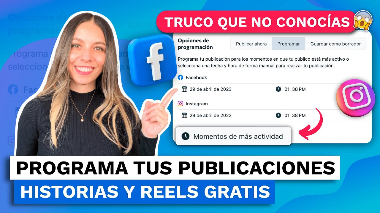 Como PROGRAMAR PUBLICACIONES EN FACEBOOK e INSTAGRAM 2025