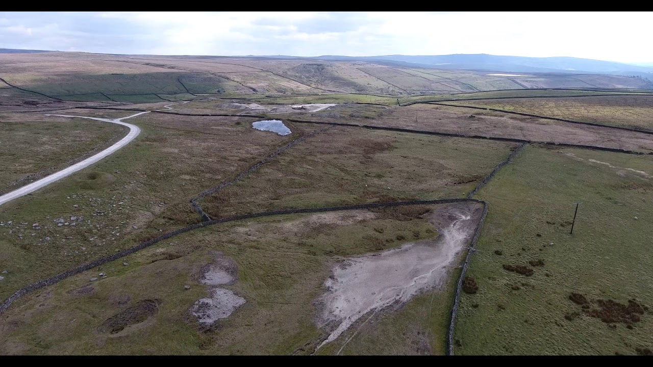 Birds Eye View of Grassington Moor