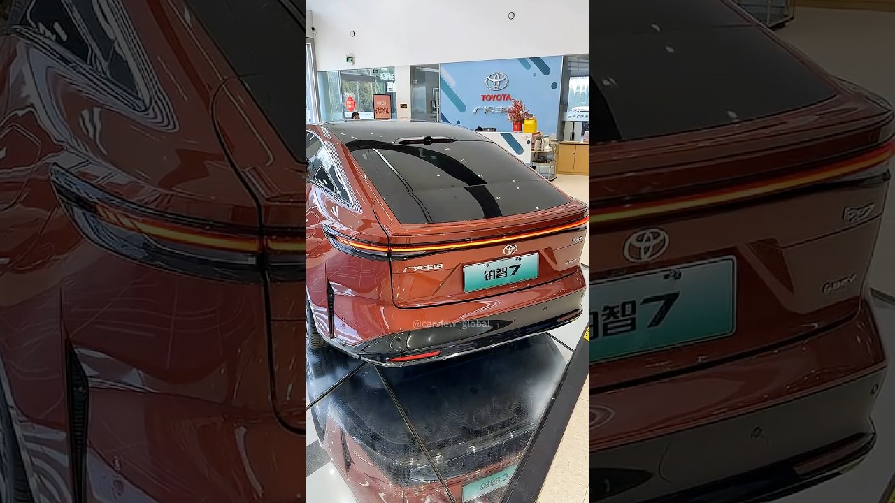 New Toyota bZ7 Flagship EV Sedan #short #shorts