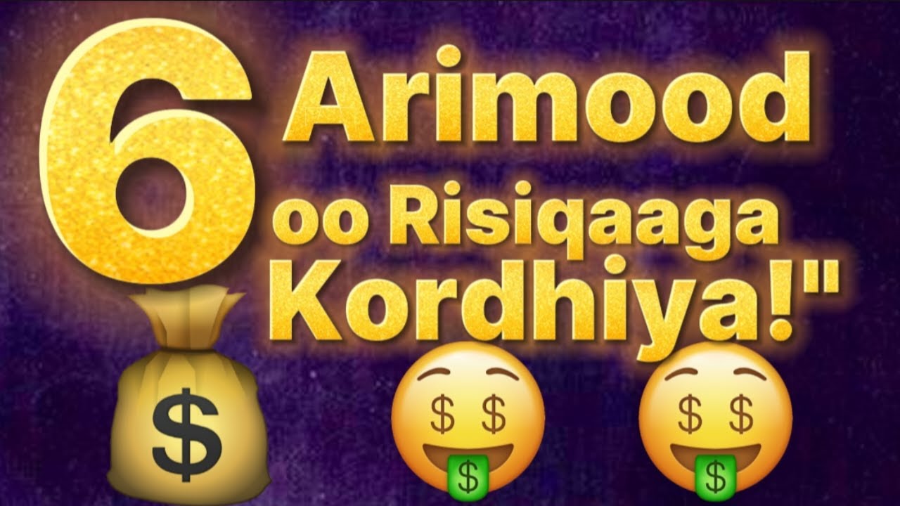 6 Arrimood oo Kuu Soo Jiidi Kara Risiq Wanaagsan｜｜Ha Seegin!