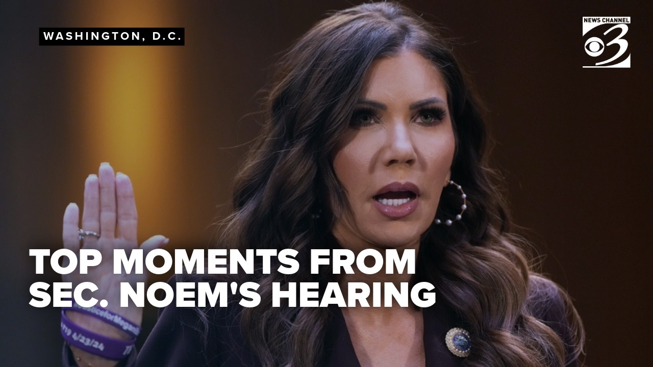 Top moments from Kristi Noem's Senate Judiciary Committee hearing