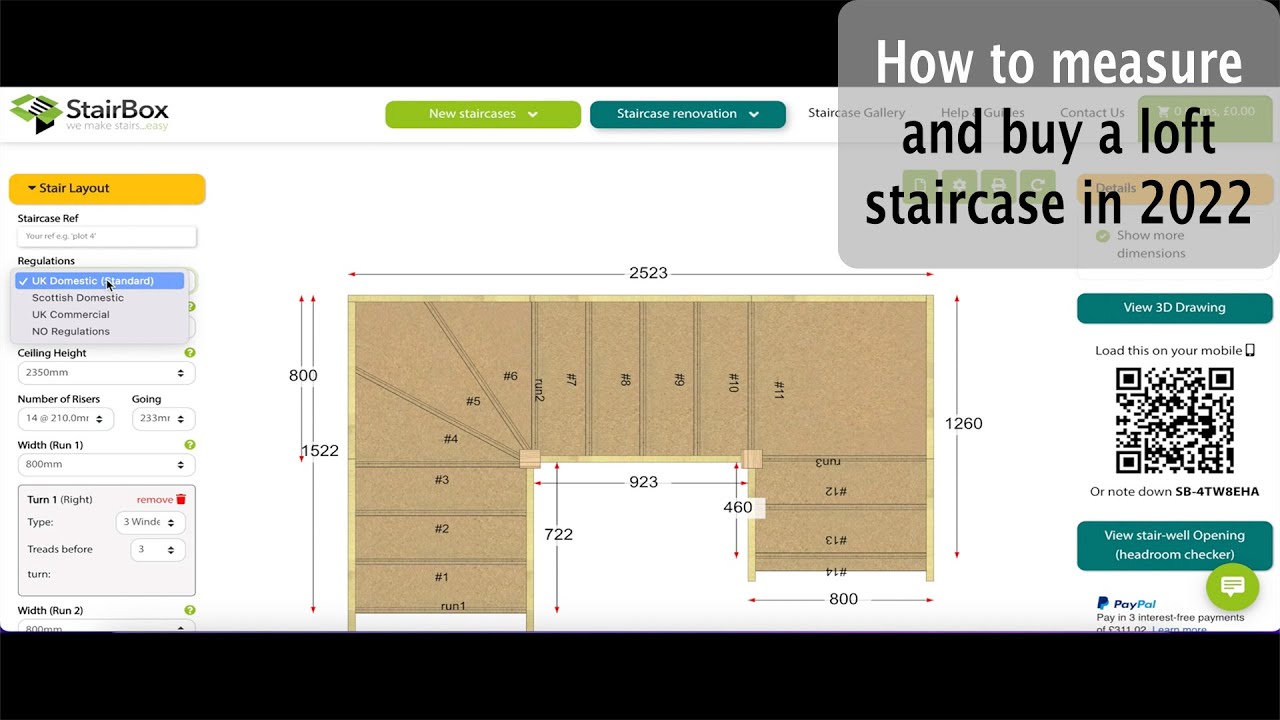 Loft Staircase part 1 - How to measure and buy a loft staircase - using Stairbox