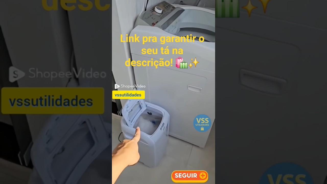 Mini Lavadora Praxis - 1,2KG - Petit Grifit lavagem prática e eficiente!
