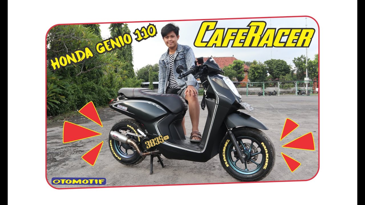 Modifikasi Honda Genio Simpel Caferacer Biaya IDR 2 jt an | Keneketo Daily