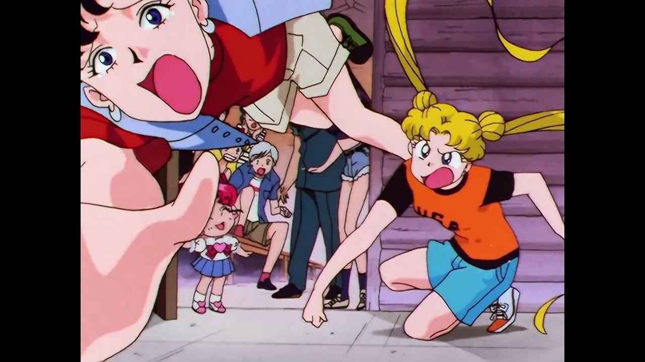Sailor Moon Sailor Stars VIZ Dub Ending Seiya groped Usagi Stephanie Sheh & Melissa Hutchison